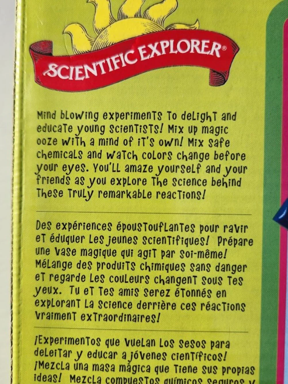 NEW Science Kit Scientific Explorer Mind Blowing STEM CRAFT School Supplies Summ